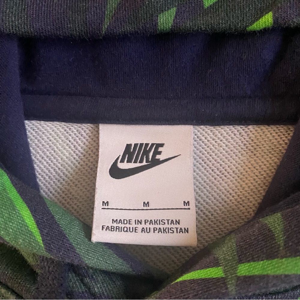 Nike Brazil National Team Hoodie Men M Soccer Tropical Leaves Football - Picture 7 of 15